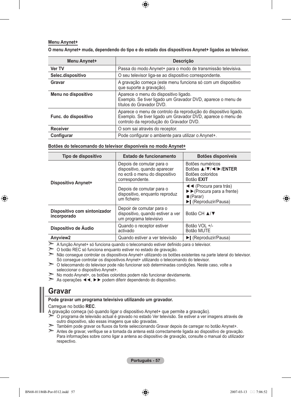 Gravar | Samsung LE52M87BD User Manual | Page 431 / 498