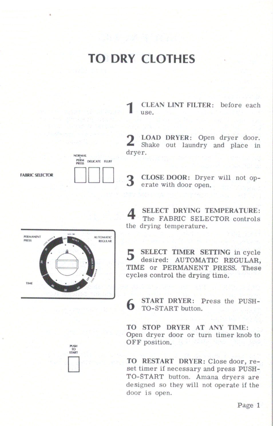 Amana TGA400 User Manual | Page 2 / 6