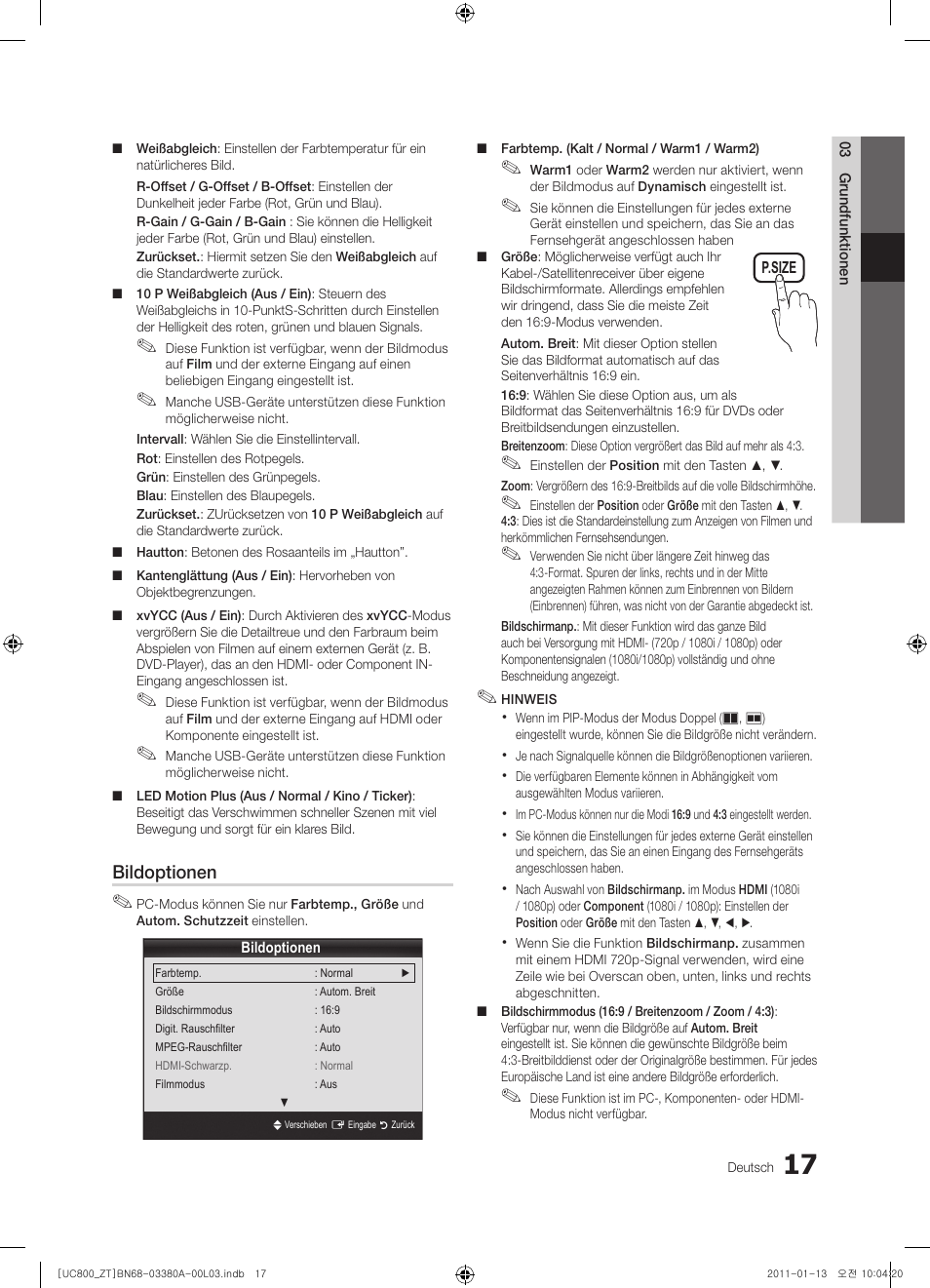 Samsung UE40S800XP User Manual | Page 145 / 192