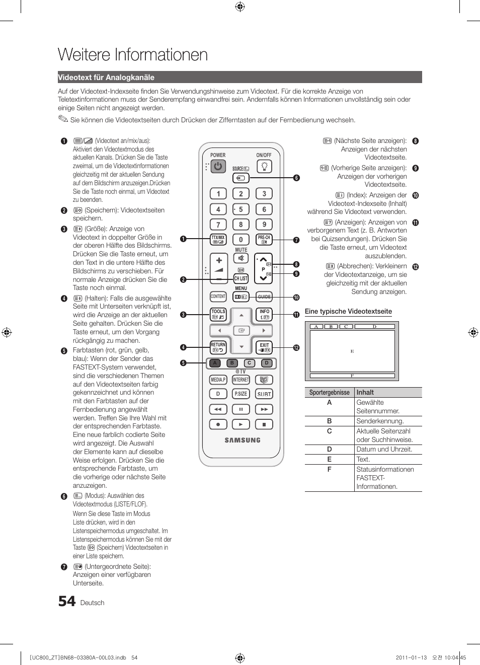 Weitere informationen | Samsung UE40S800XP User Manual | Page 182 / 192