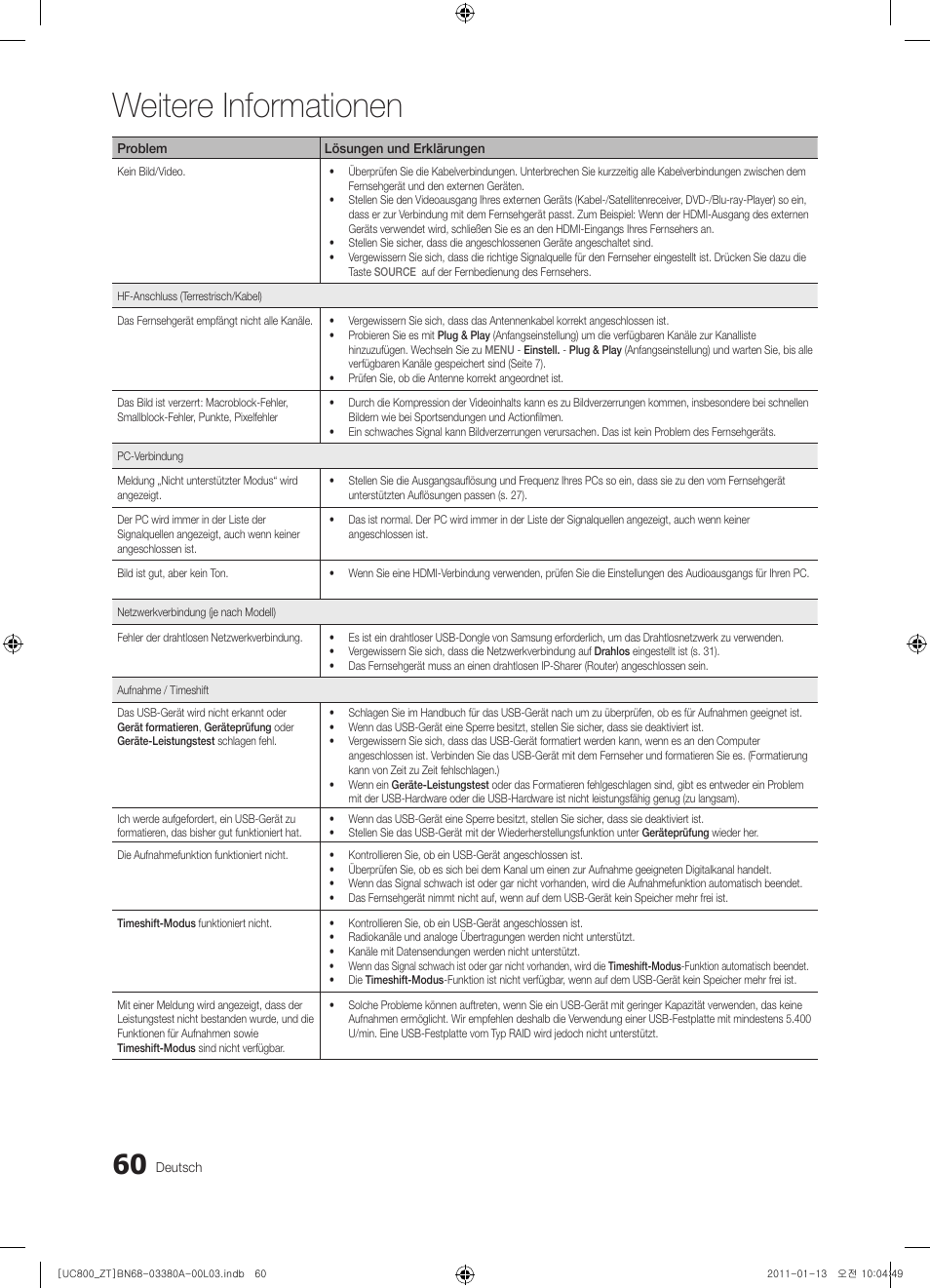 Weitere informationen | Samsung UE40S800XP User Manual | Page 188 / 192