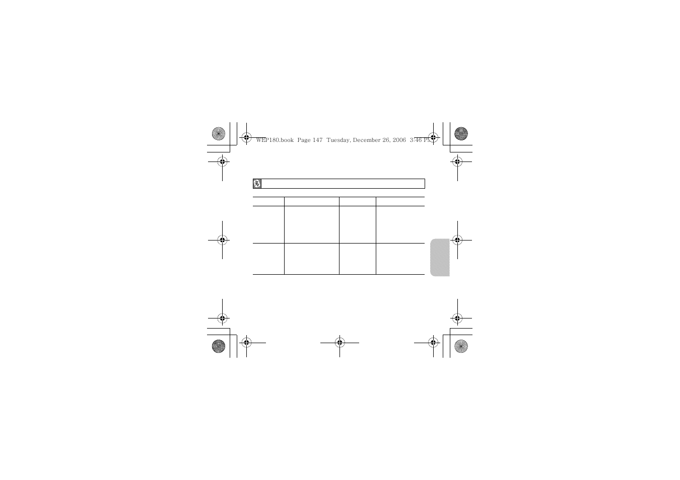 Operações básicas | Samsung WEP180 User Manual | Page 150 / 167