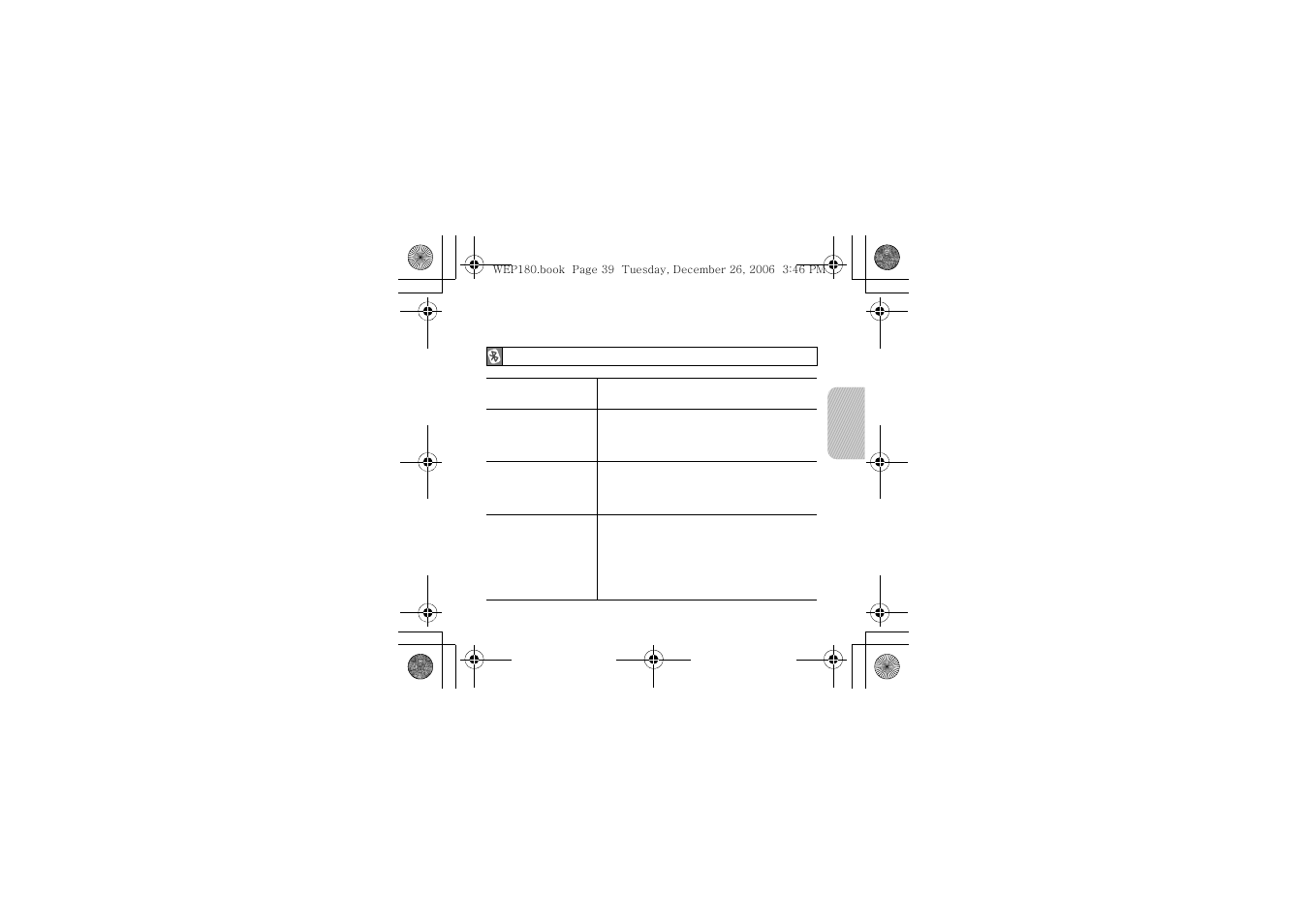 Annexe | Samsung WEP180 User Manual | Page 42 / 167