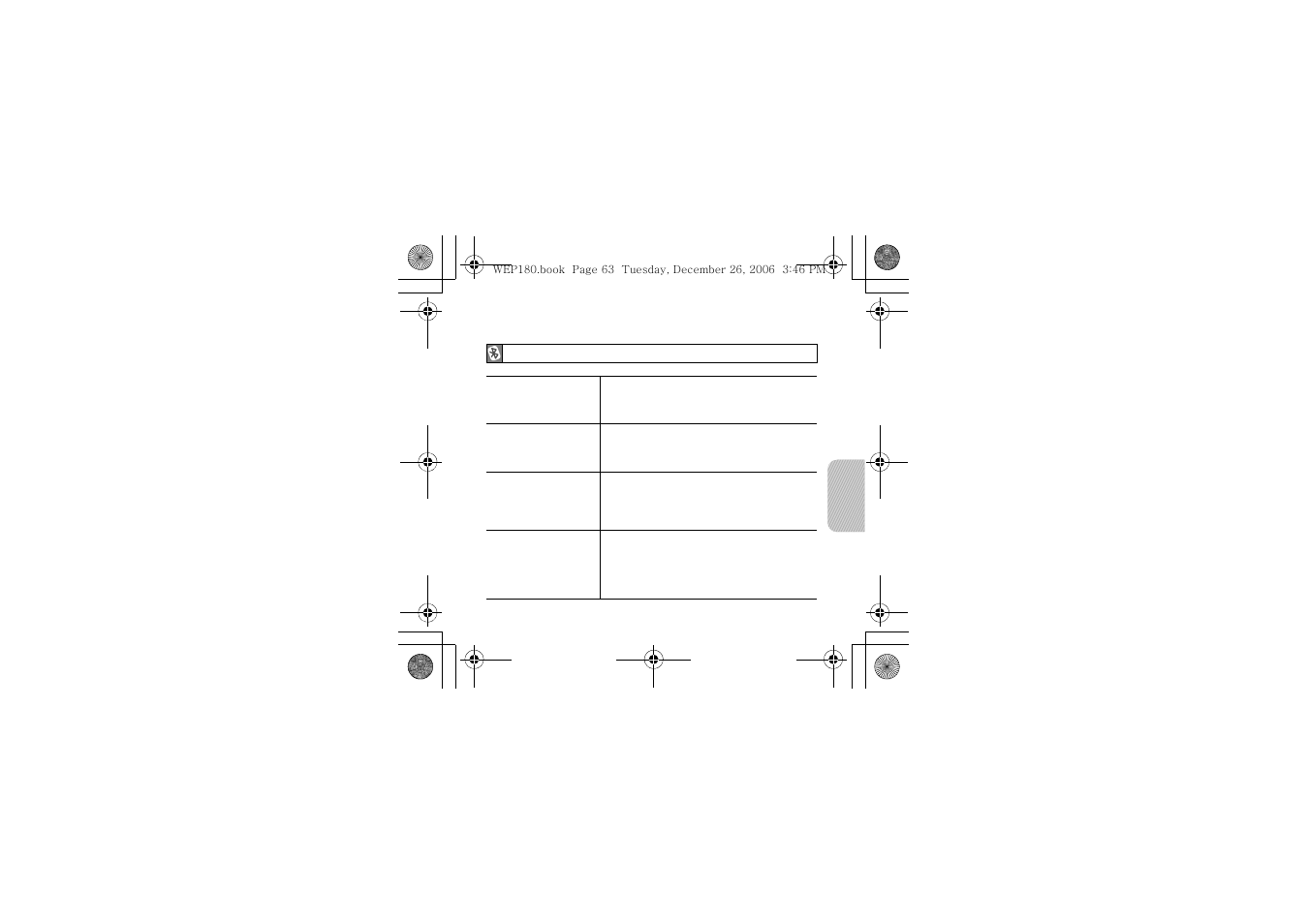 Anhang | Samsung WEP180 User Manual | Page 66 / 167