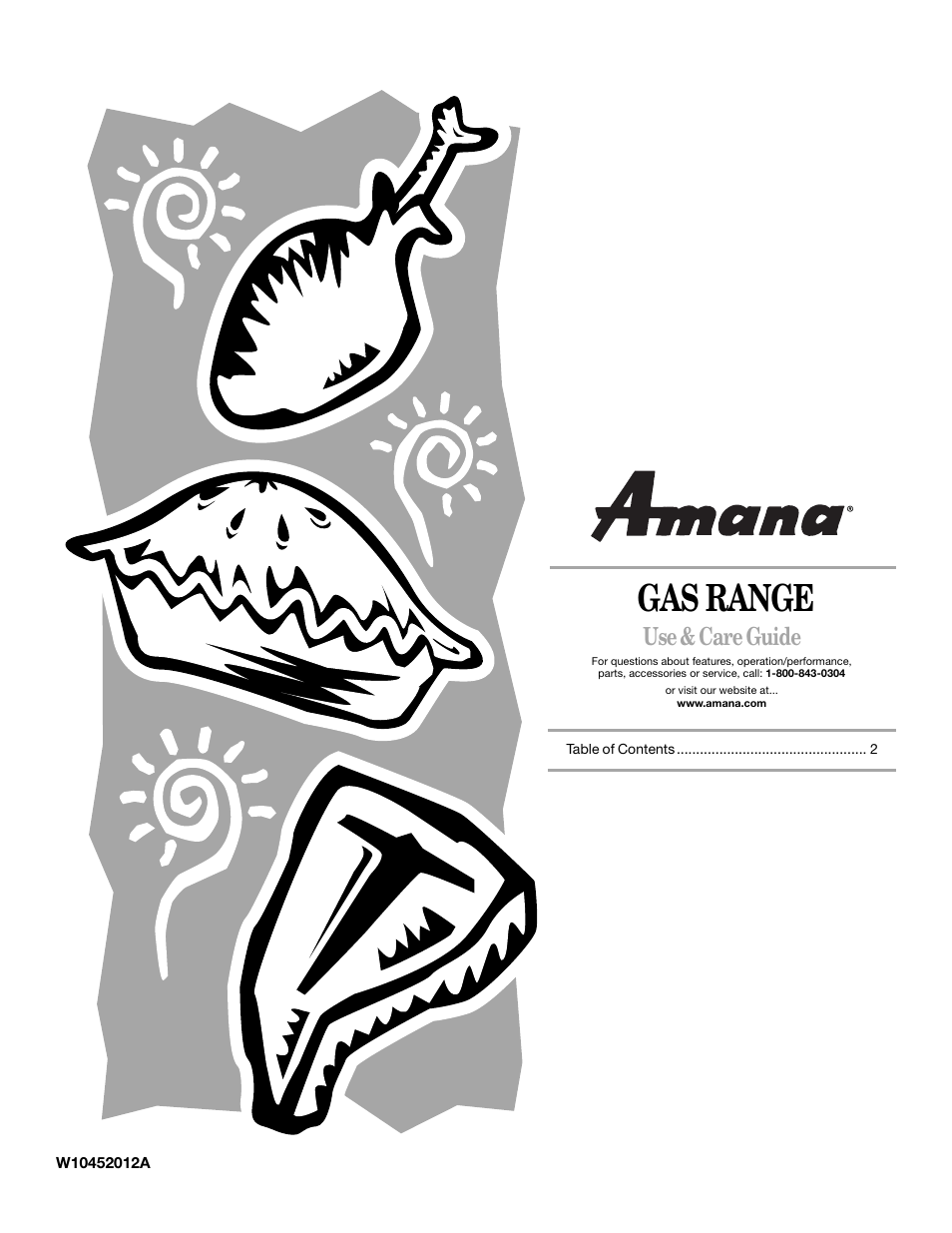 Amana W10452012A User Manual | 16 pages