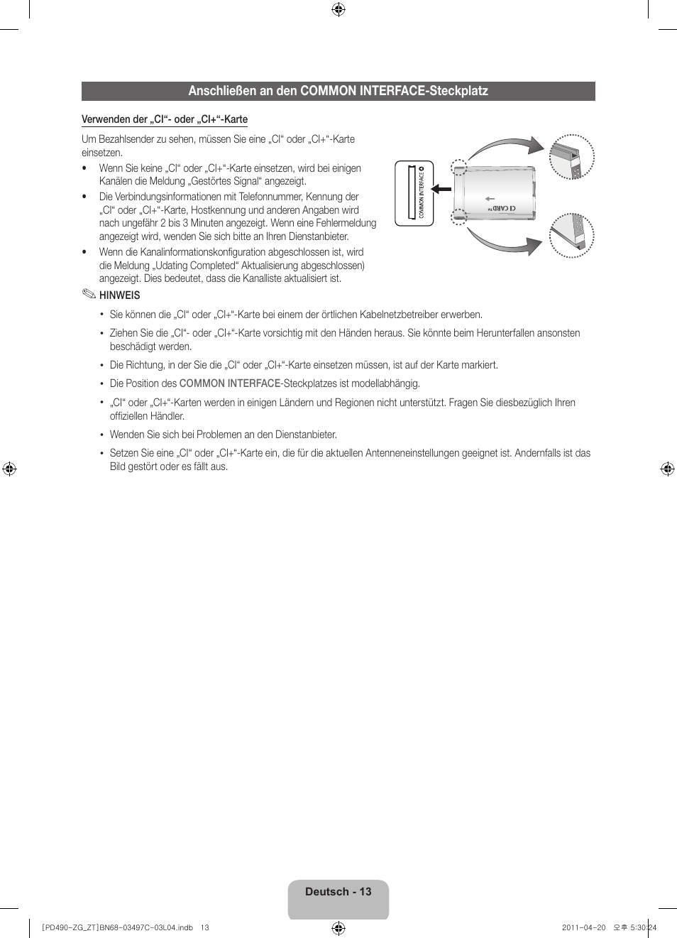 Samsung PS43D490A1W User Manual | Page 31 / 74