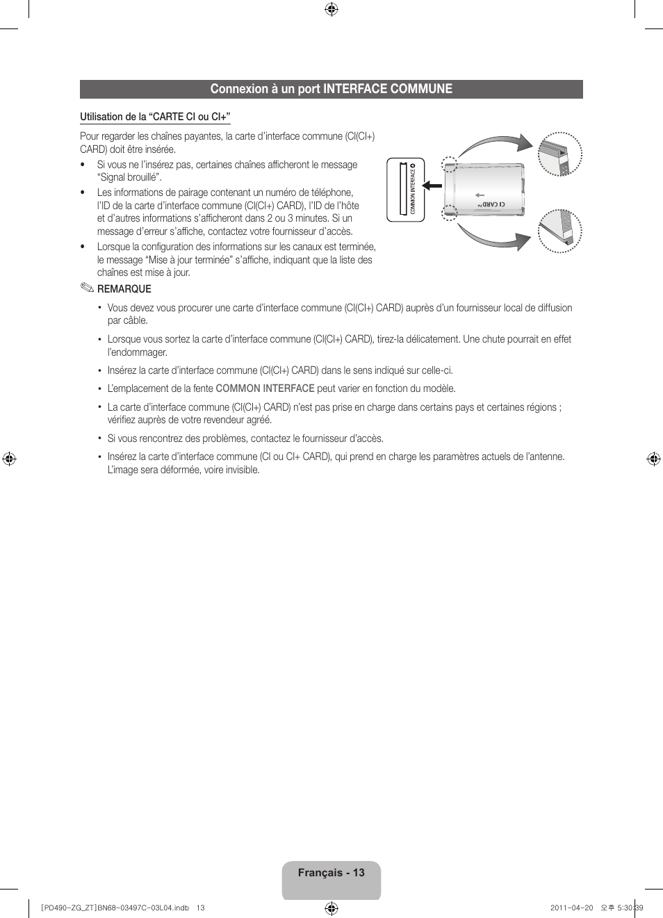 Samsung PS43D490A1W User Manual | Page 49 / 74