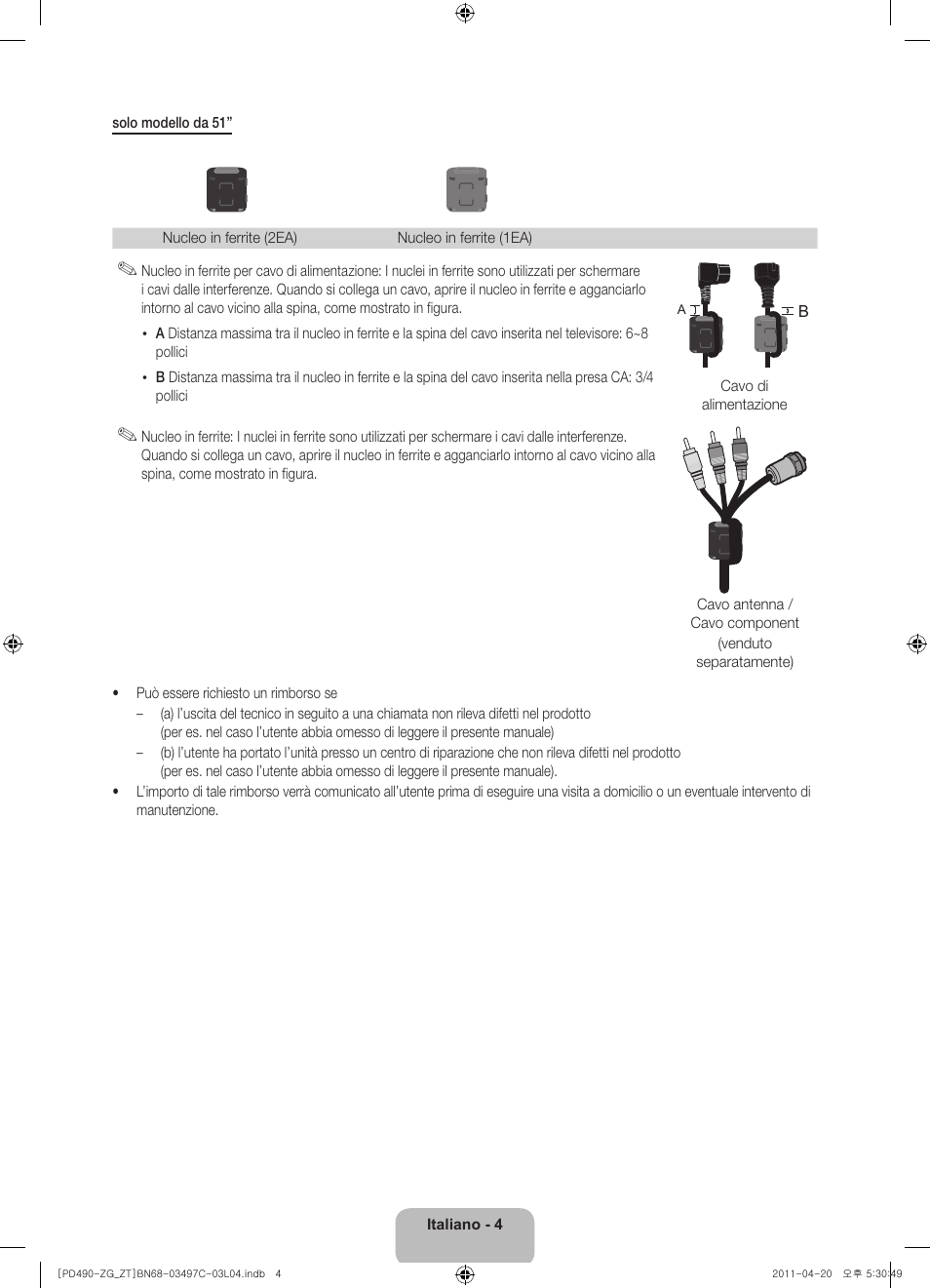 Samsung PS43D490A1W User Manual | Page 58 / 74
