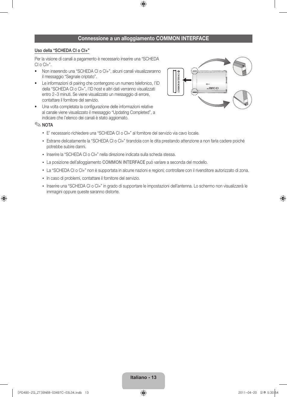 Samsung PS43D490A1W User Manual | Page 67 / 74