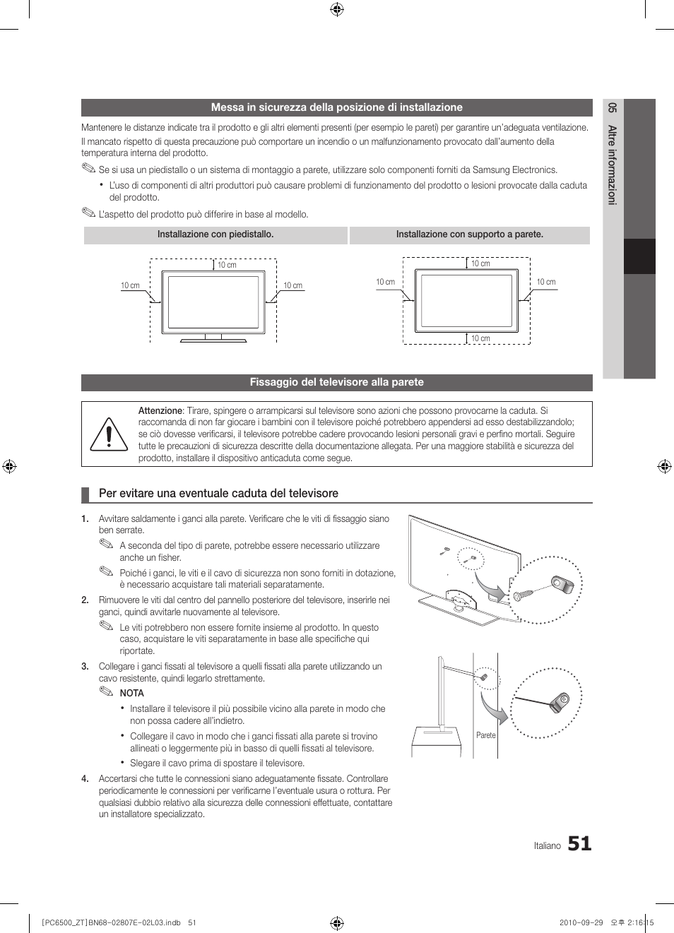 Samsung PS50C6500TP User Manual | Page 108 / 172