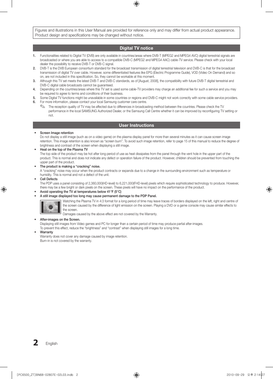 Samsung PS50C6500TP User Manual | Page 2 / 172
