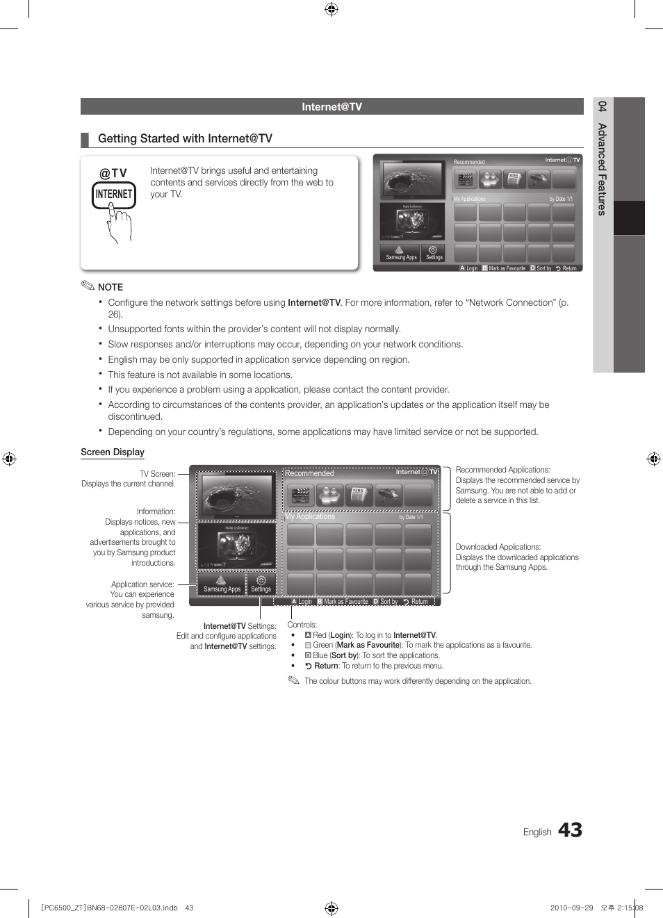 Samsung PS50C6500TP User Manual | Page 43 / 172