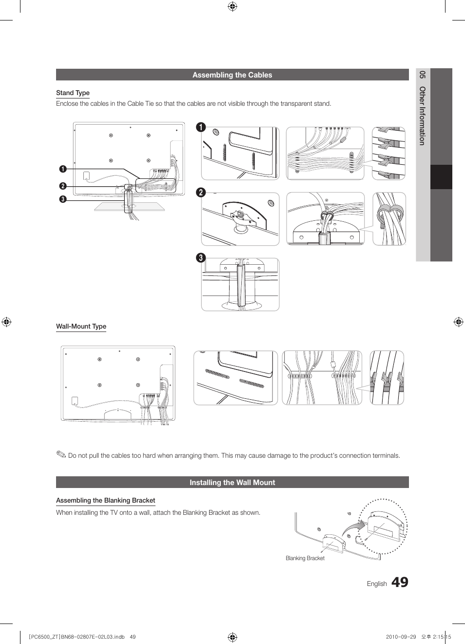 Samsung PS50C6500TP User Manual | Page 49 / 172