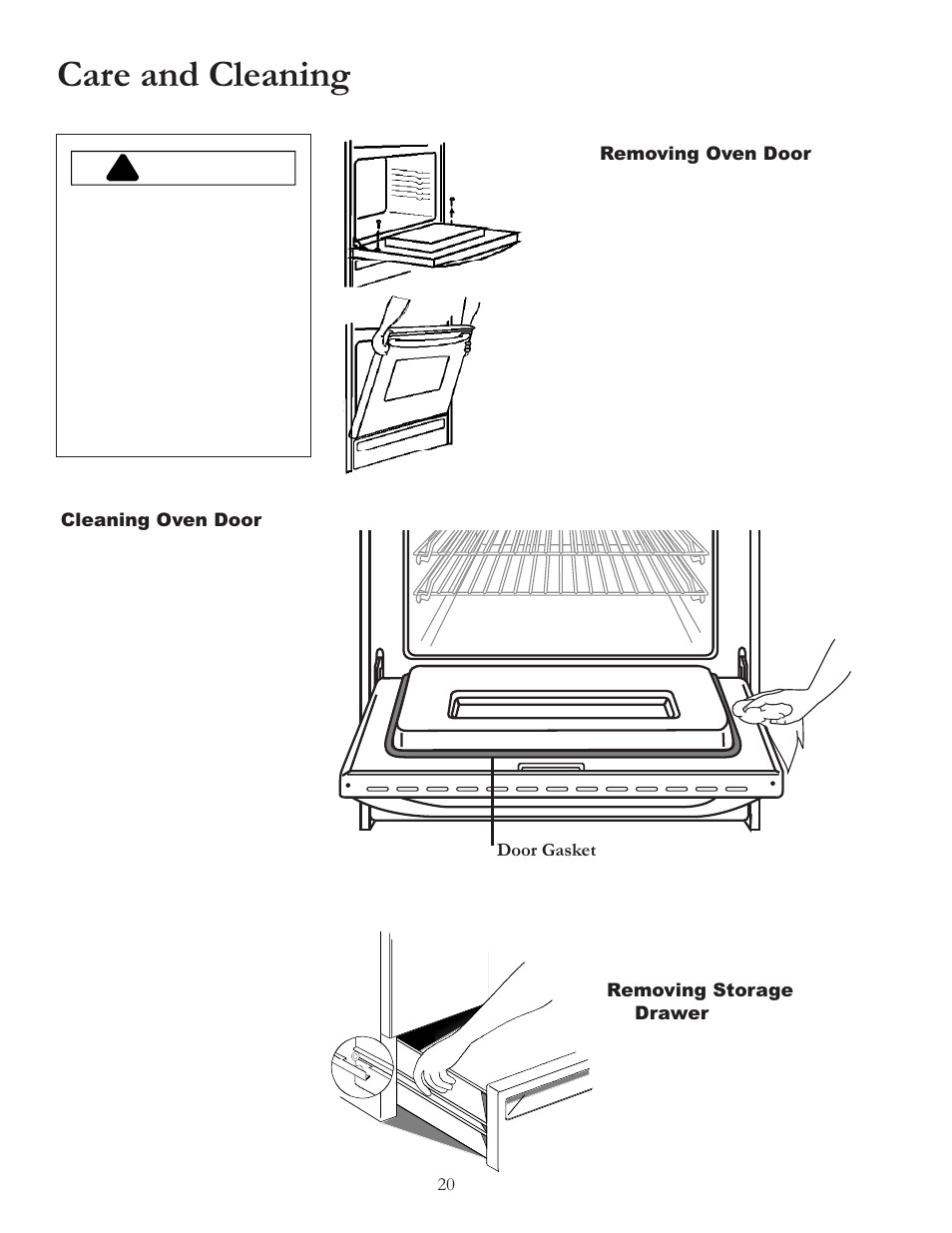 Care and cleaning, Caution | Amana ARR6420 User Manual | Page 20 / 24