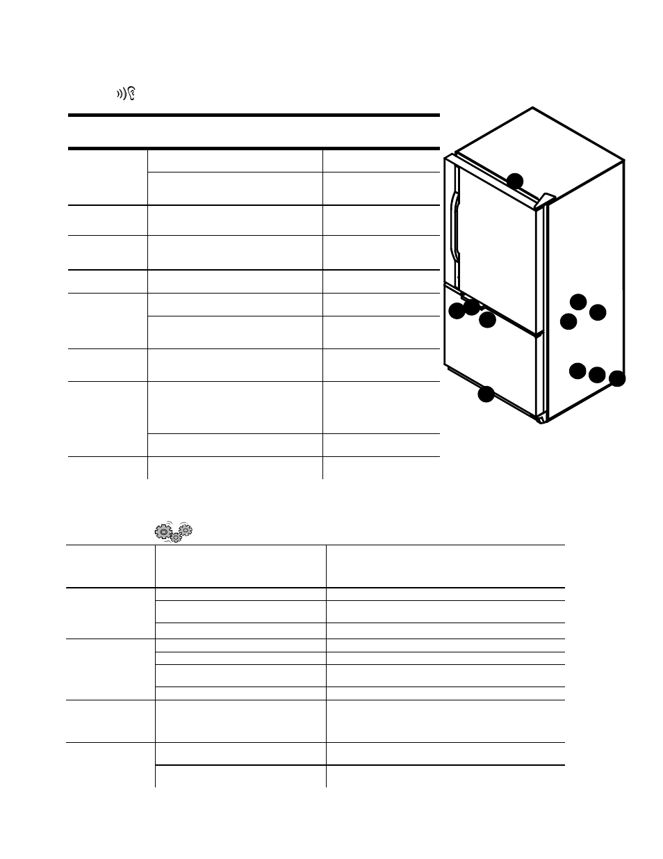 Trouble shooting, Topic possible cause solution, Operation | Noise | Amana Bottom-Freezer Refrigerator User Manual | Page 16 / 19