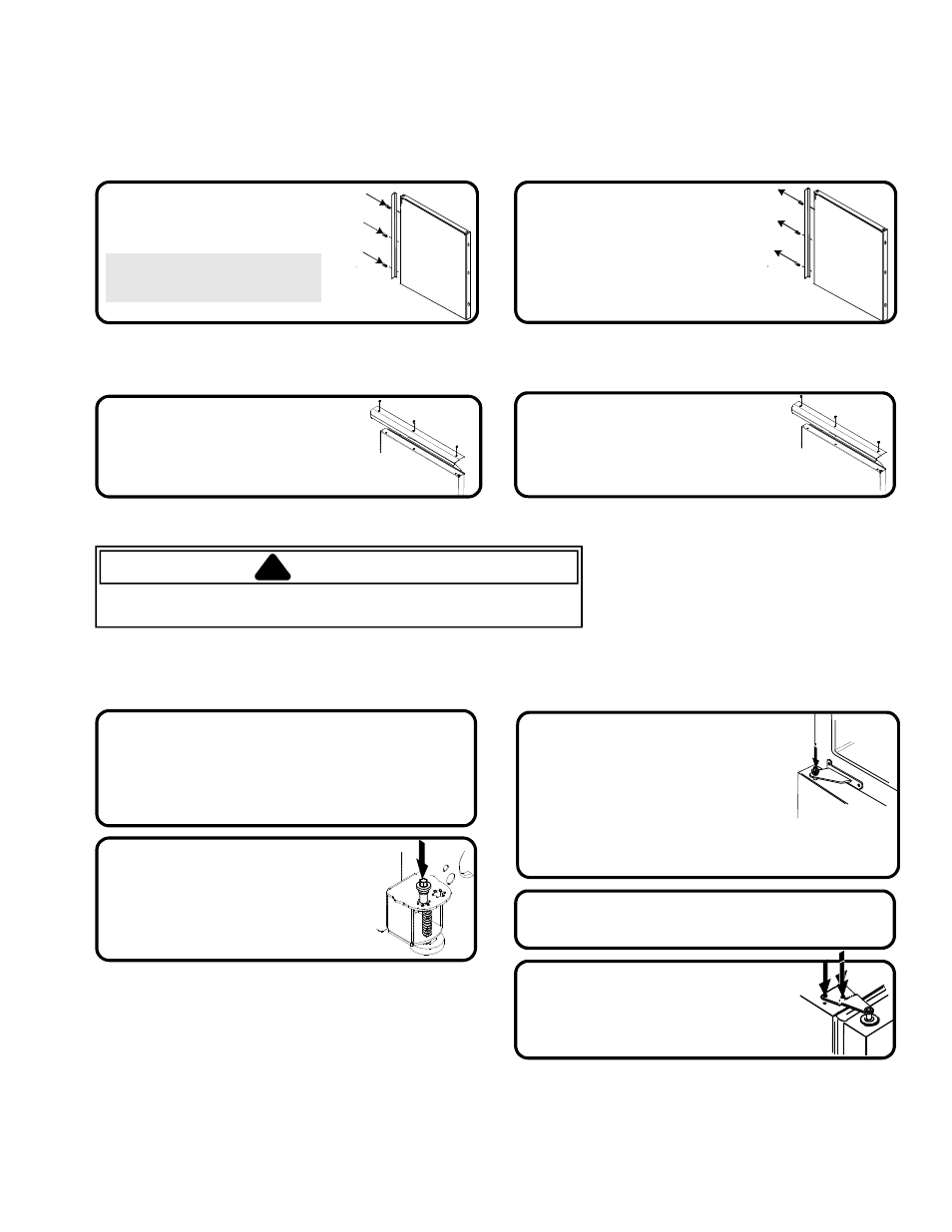 Installing your refrigerator, Danger | Amana Bottom-Freezer Refrigerator User Manual | Page 6 / 19