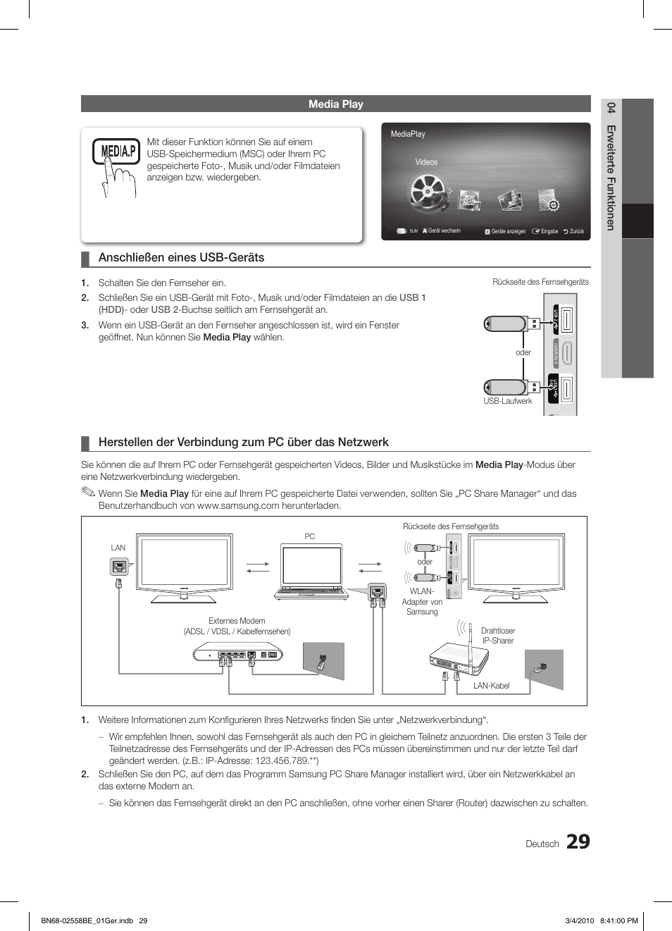 Samsung LE32C650L1P User Manual | Page 138 / 164