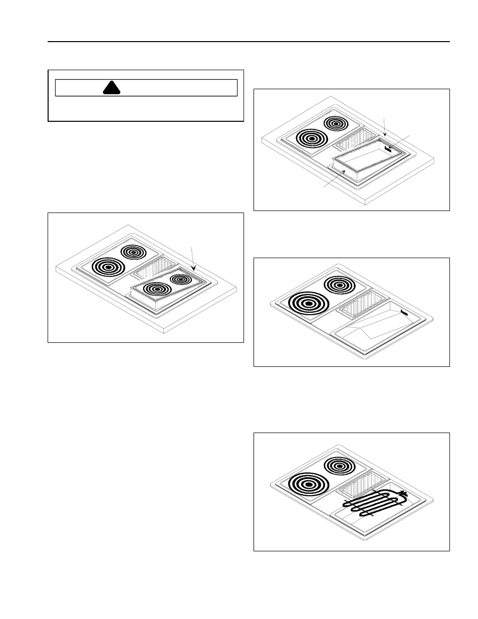 Installing modules, Warning | Amana AKES3060 User Manual | Page 11 / 20