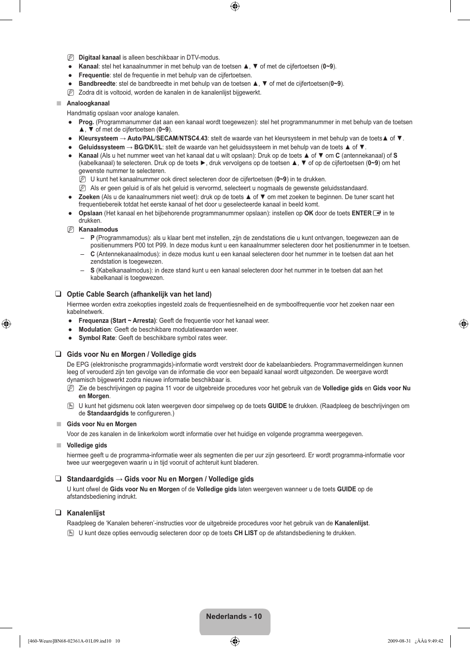 Samsung LE32B460B2W User Manual | Page 108 / 296