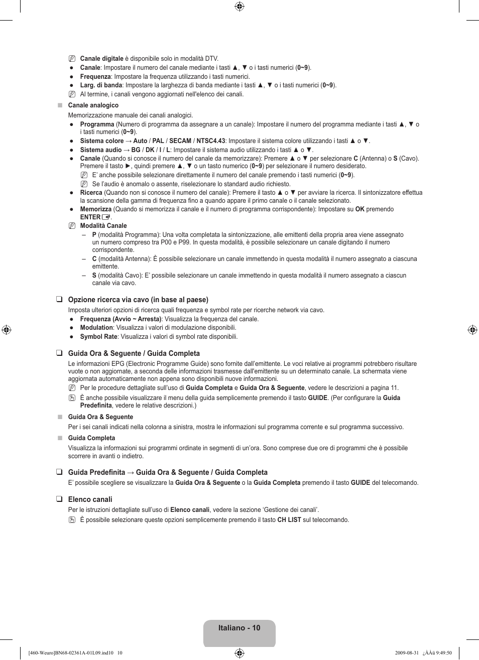 Samsung LE32B460B2W User Manual | Page 140 / 296
