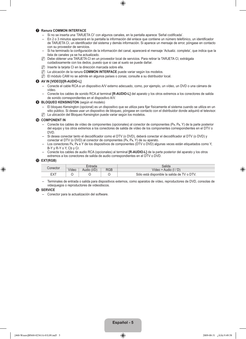 Samsung LE32B460B2W User Manual | Page 167 / 296