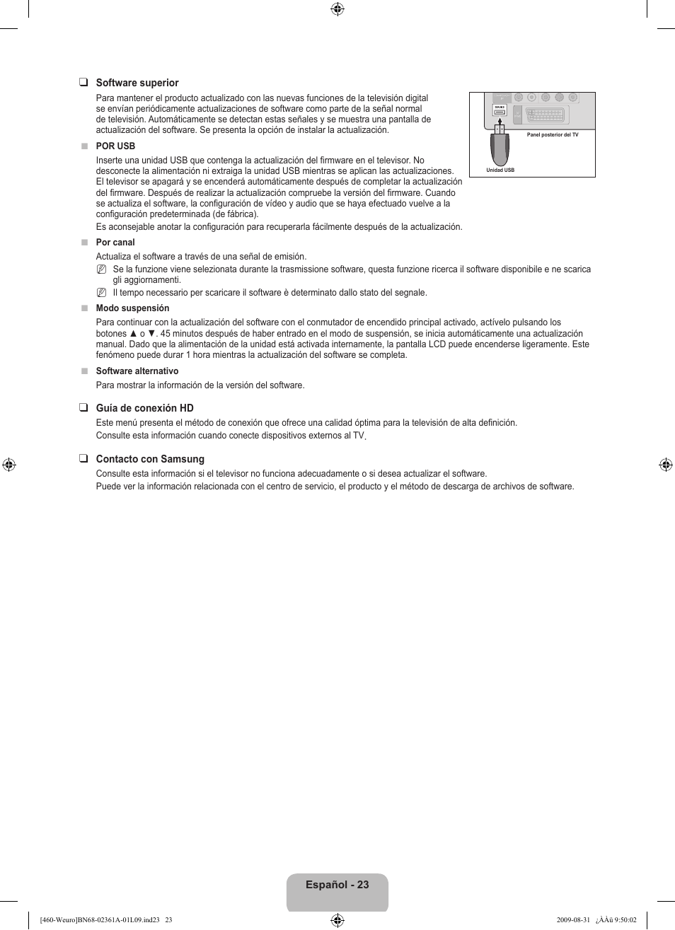 Samsung LE32B460B2W User Manual | Page 185 / 296