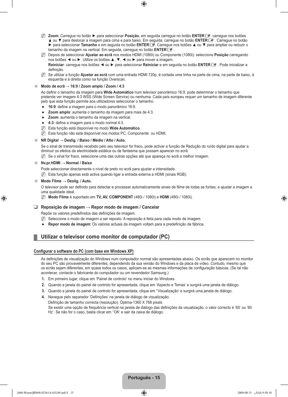 Samsung LE32B460B2W User Manual | Page 209 / 296