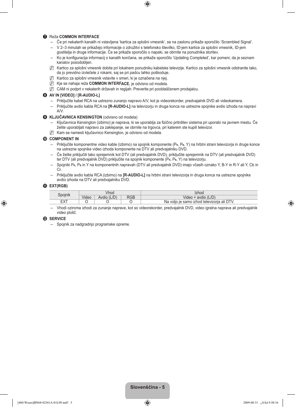 Samsung LE32B460B2W User Manual | Page 231 / 296
