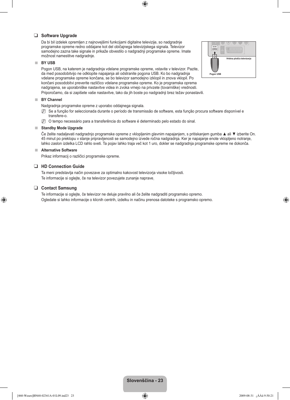 Samsung LE32B460B2W User Manual | Page 249 / 296