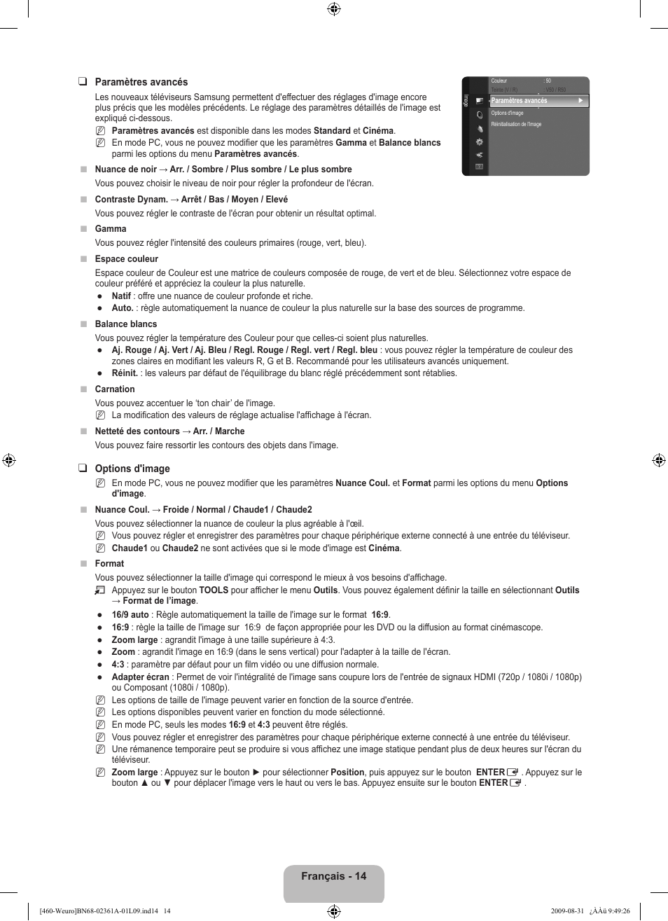 Samsung LE32B460B2W User Manual | Page 48 / 296