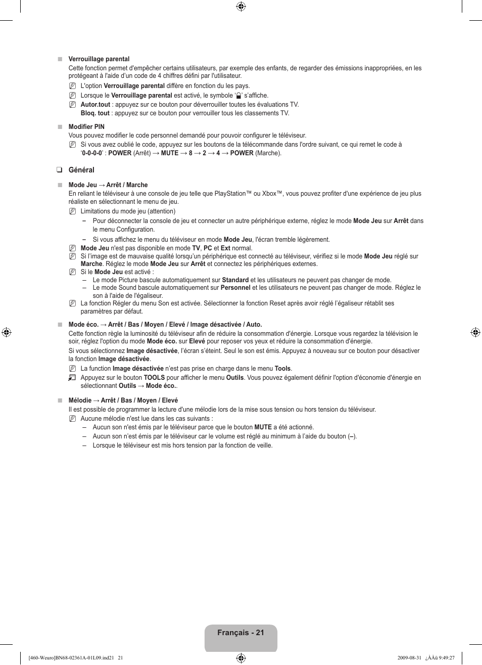 Samsung LE32B460B2W User Manual | Page 55 / 296