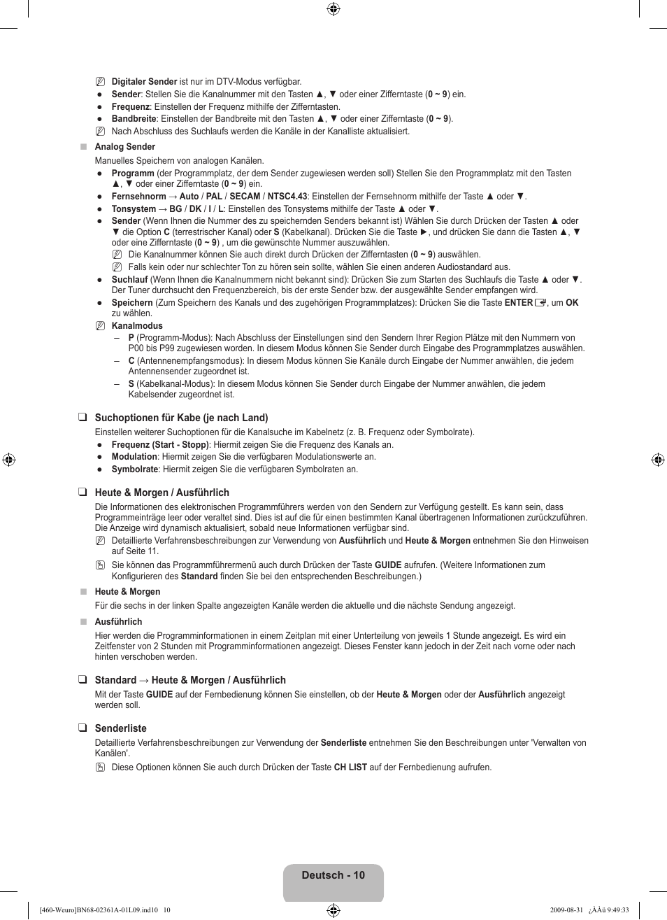 Samsung LE32B460B2W User Manual | Page 76 / 296