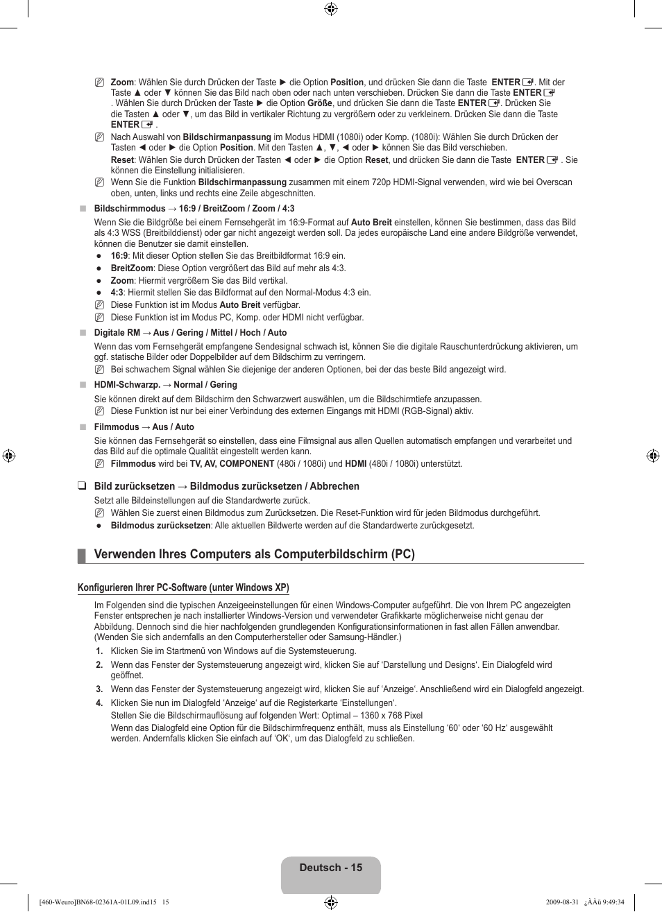 Samsung LE32B460B2W User Manual | Page 81 / 296