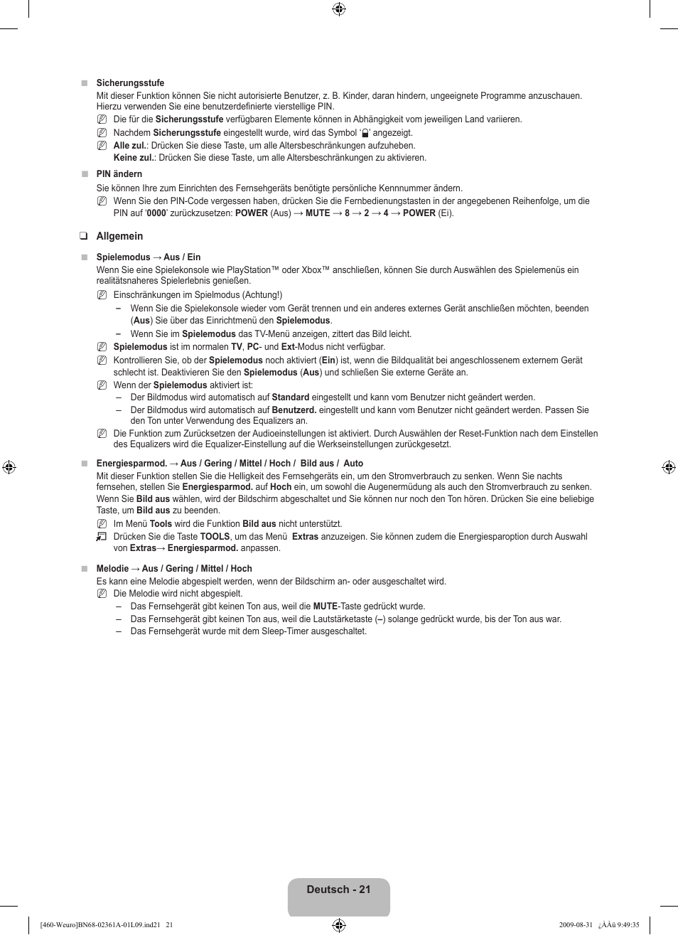 Samsung LE32B460B2W User Manual | Page 87 / 296