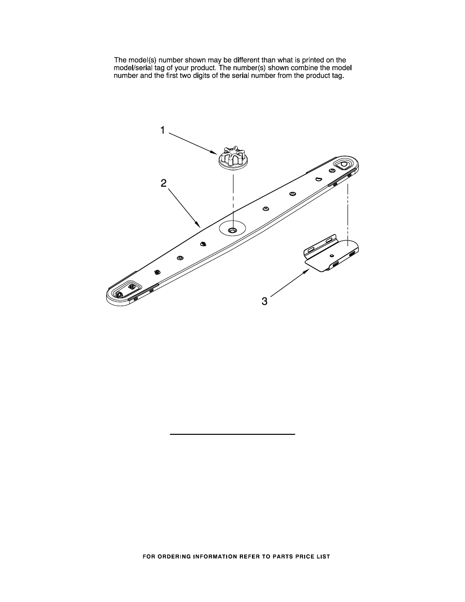 Lower washarm, Lower washarm parts | Amana ADB1500AWQ37 User Manual | Page 4 / 14