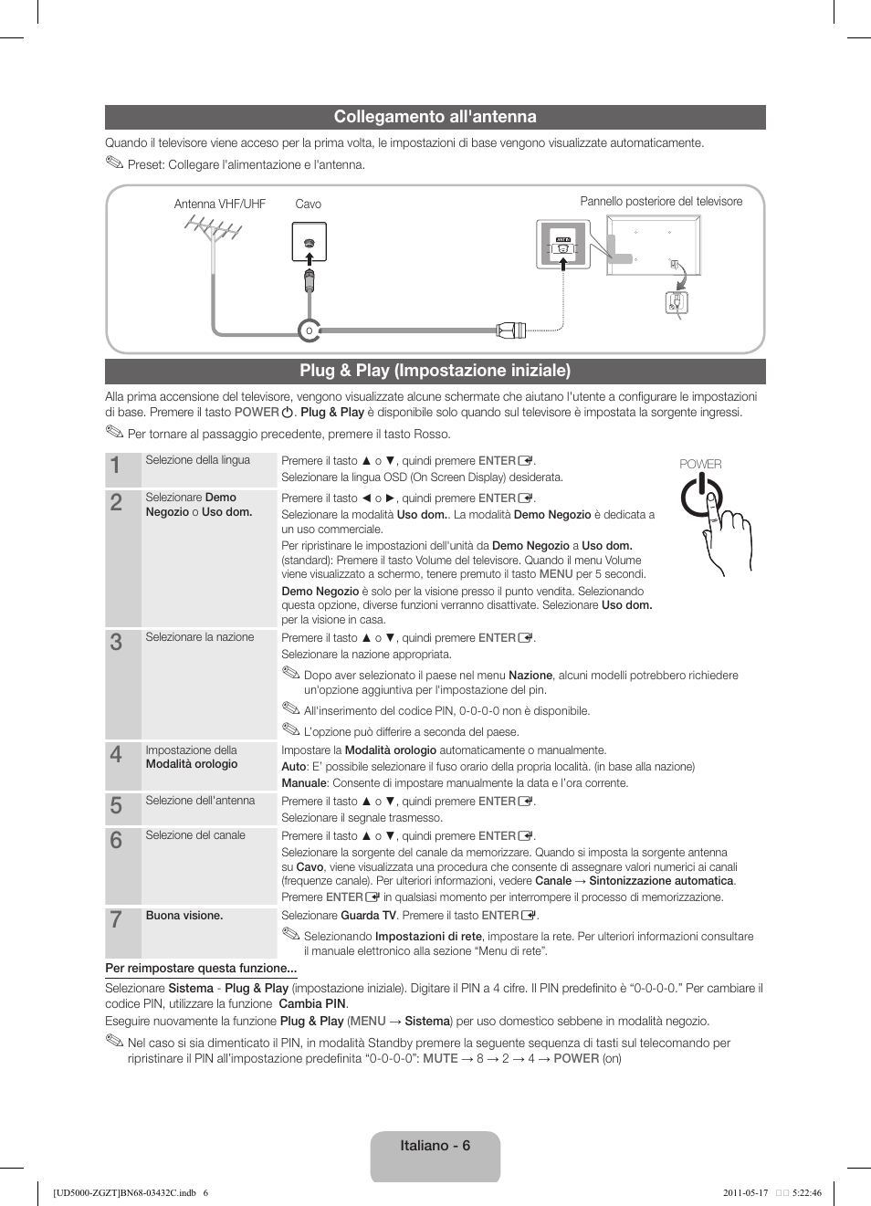 Samsung UE32D5000PW User Manual | Page 60 / 74