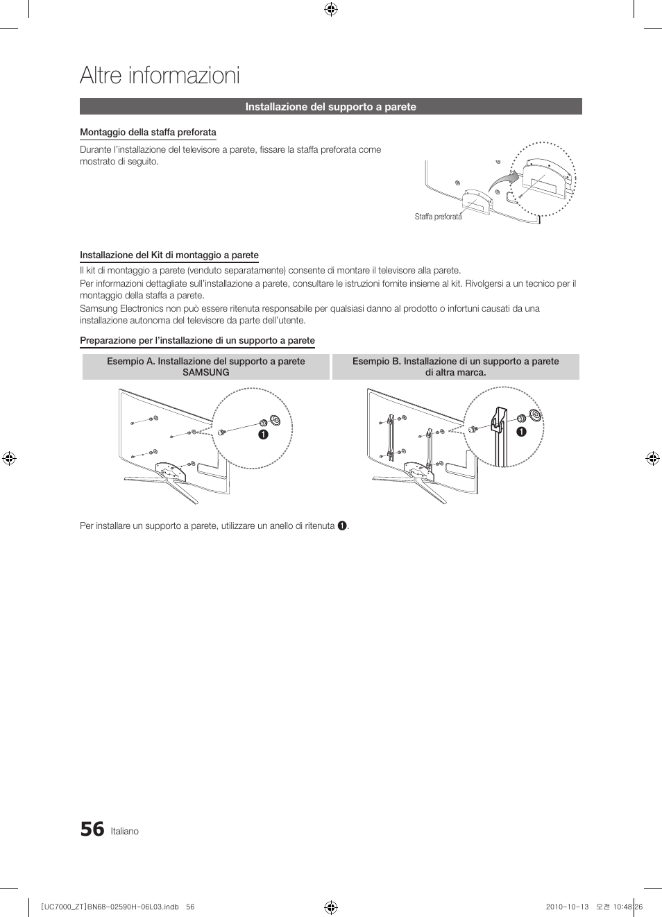 Altre informazioni | Samsung UE40C7000WP User Manual | Page 120 / 196