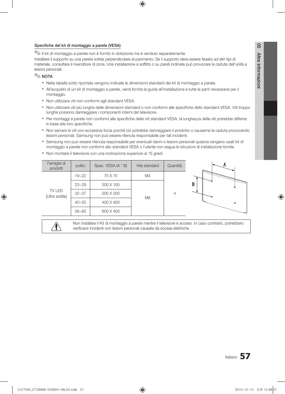 Samsung UE40C7000WP User Manual | Page 121 / 196