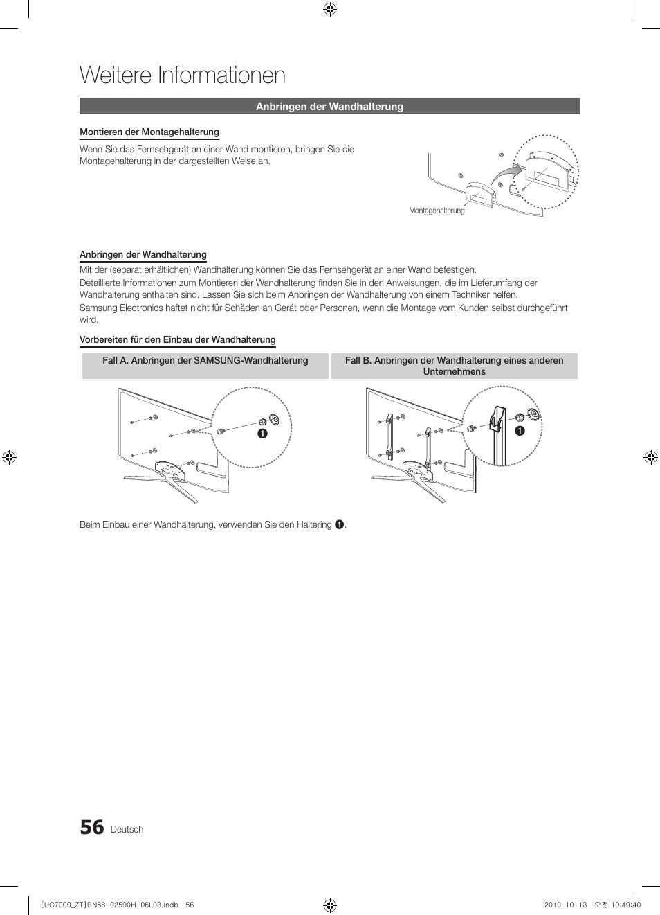 Weitere informationen | Samsung UE40C7000WP User Manual | Page 186 / 196