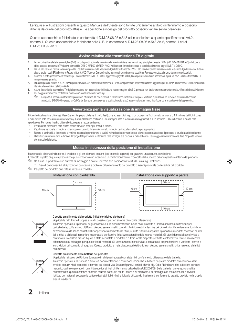 Samsung UE40C7000WP User Manual | Page 66 / 196