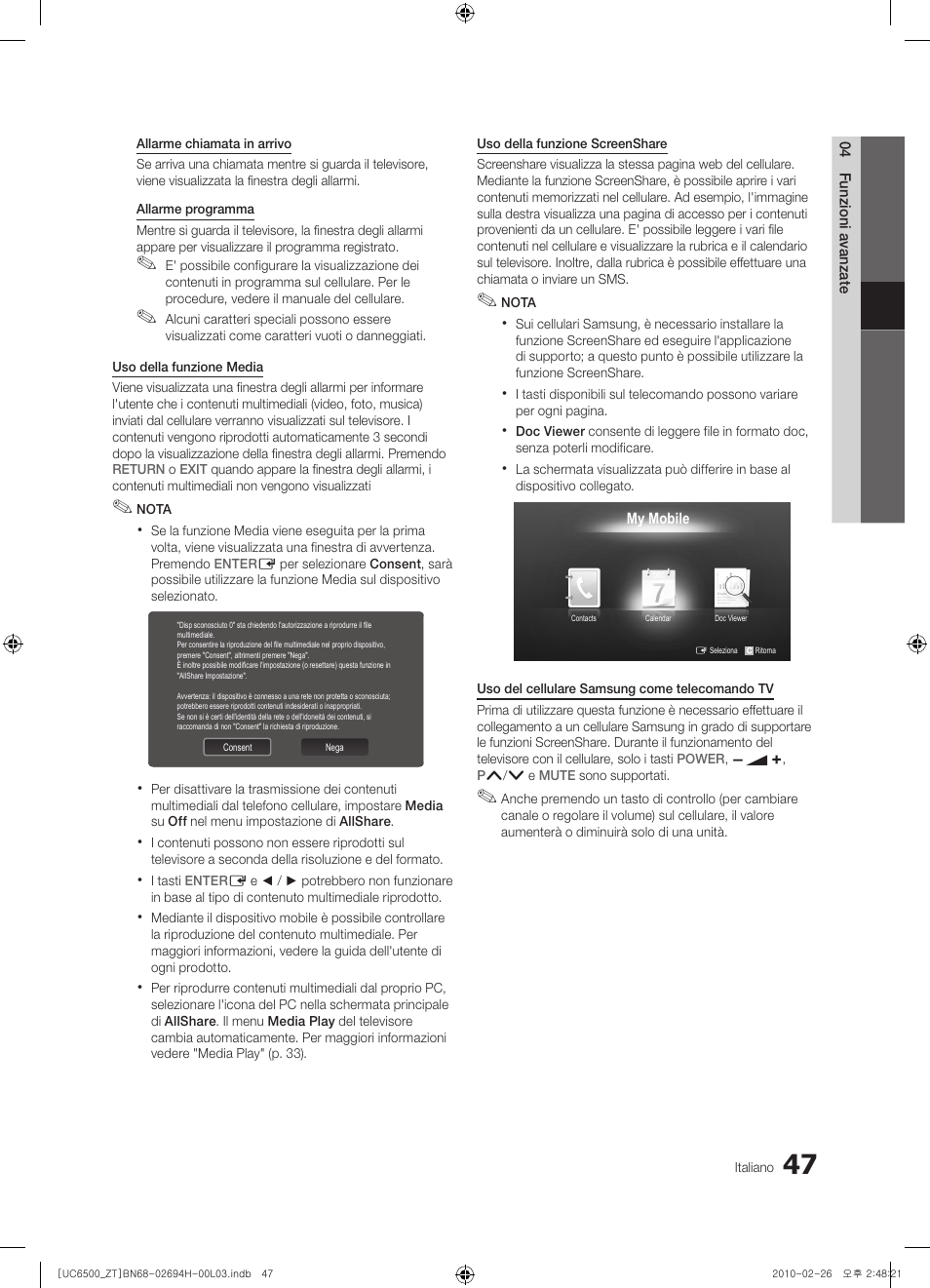 Samsung UE37C6500UP User Manual | Page 105 / 178