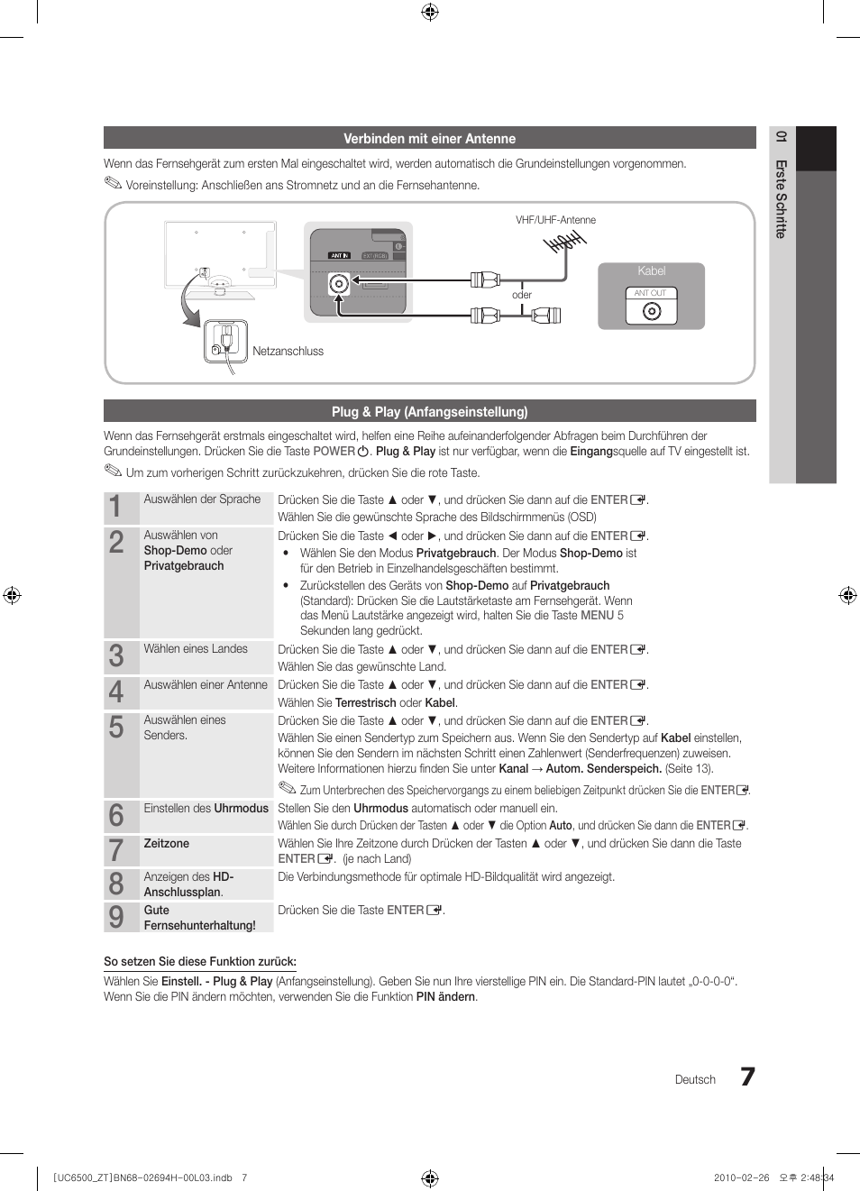 Samsung UE37C6500UP User Manual | Page 125 / 178