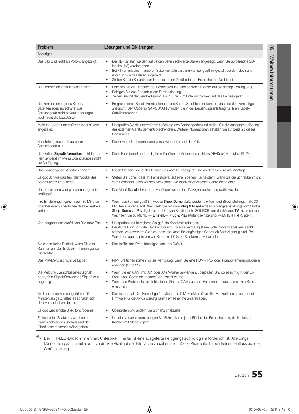 Samsung UE37C6500UP User Manual | Page 173 / 178