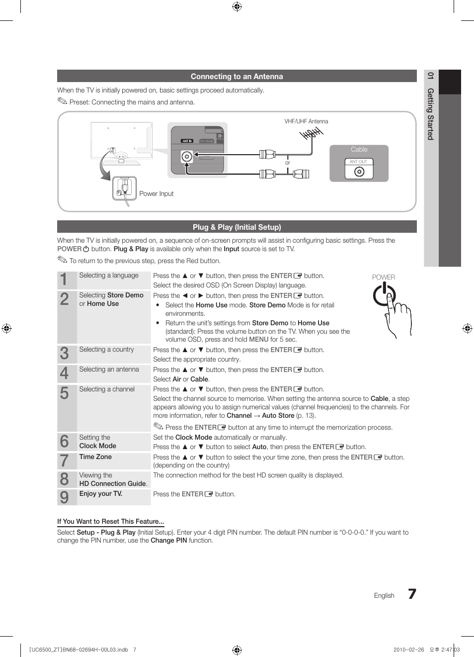 Samsung UE37C6500UP User Manual | Page 7 / 178