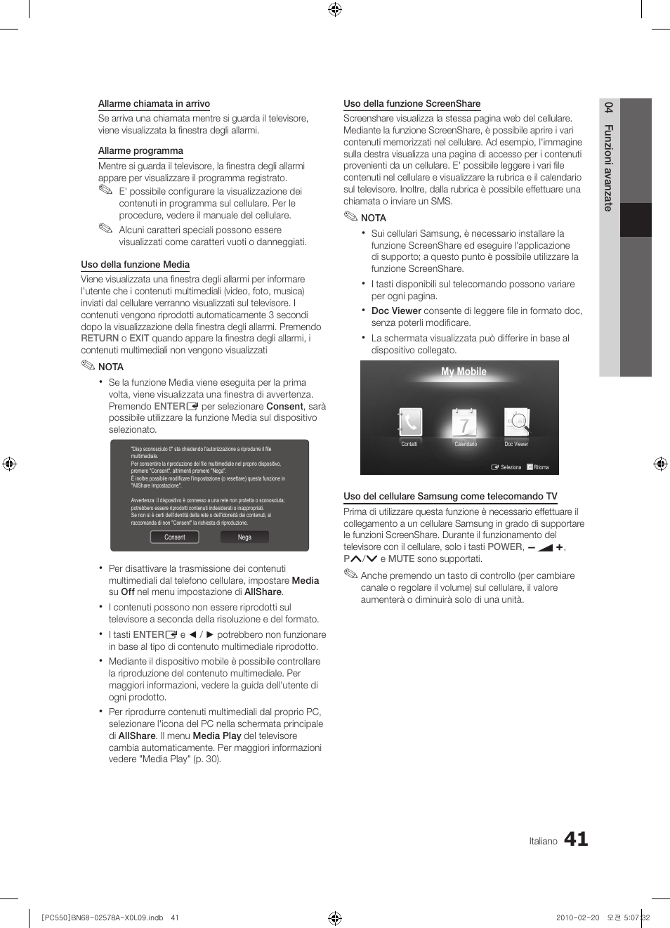 Samsung PS50C551G2W User Manual | Page 241 / 452