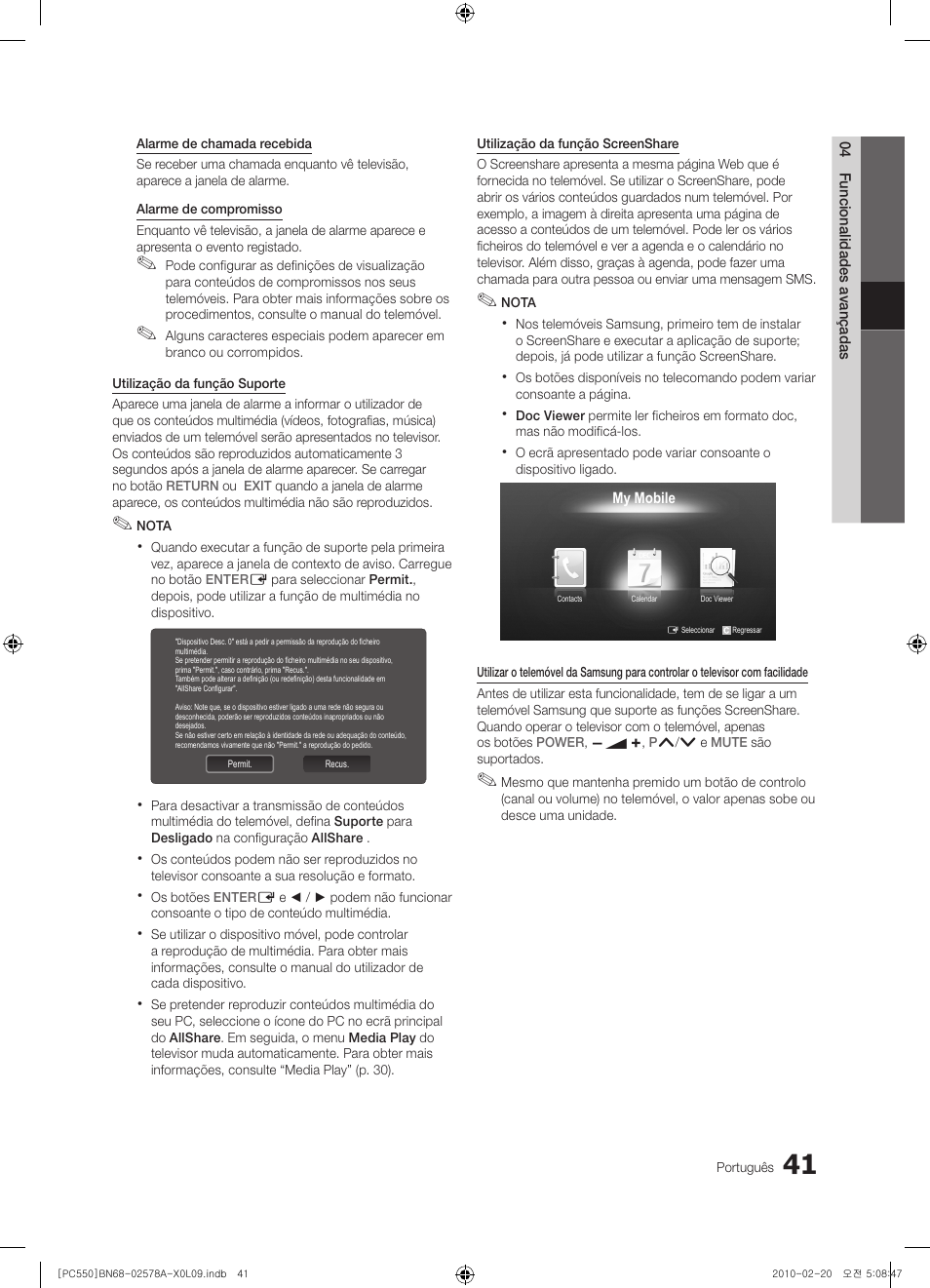 Samsung PS50C551G2W User Manual | Page 341 / 452