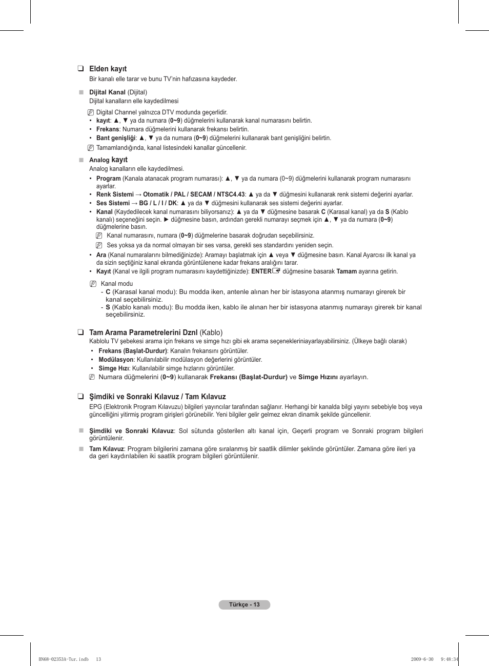 Samsung PS50B430P2W User Manual | Page 262 / 283