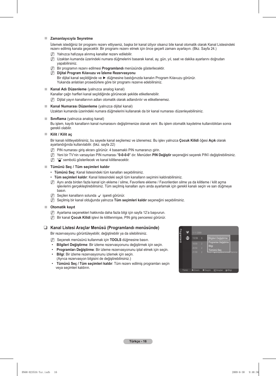 Samsung PS50B430P2W User Manual | Page 265 / 283