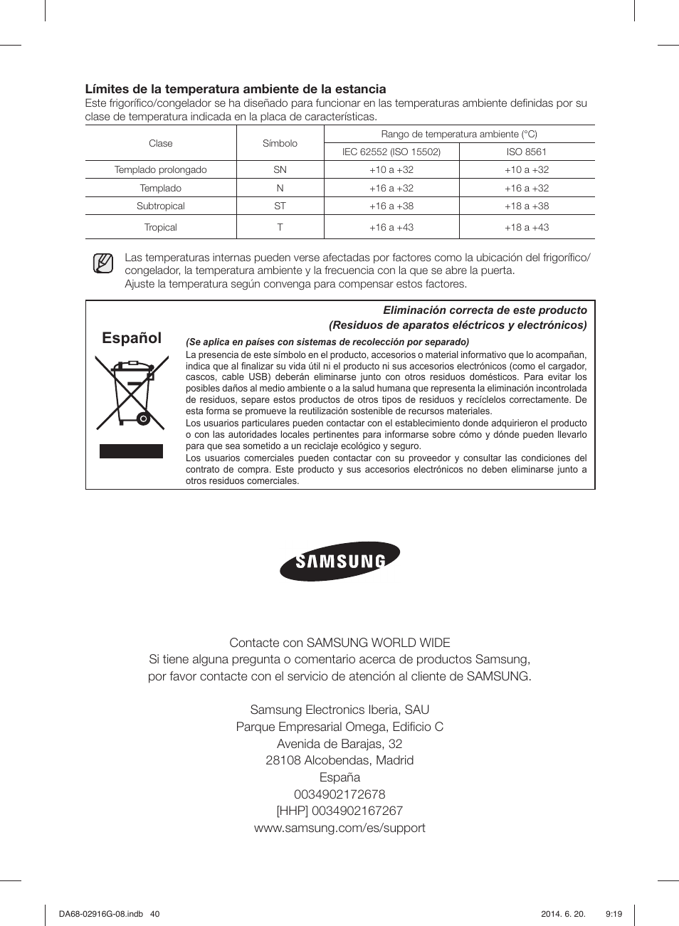 Español | Samsung RF24FSEDBSR User Manual | Page 80 / 160