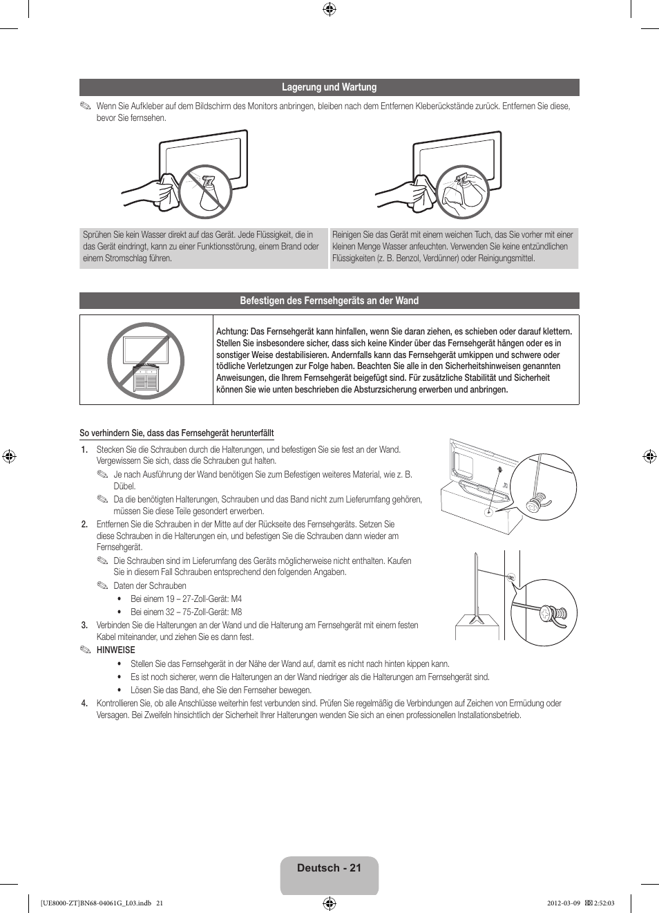 Samsung UE46ES8000Q User Manual | Page 68 / 71